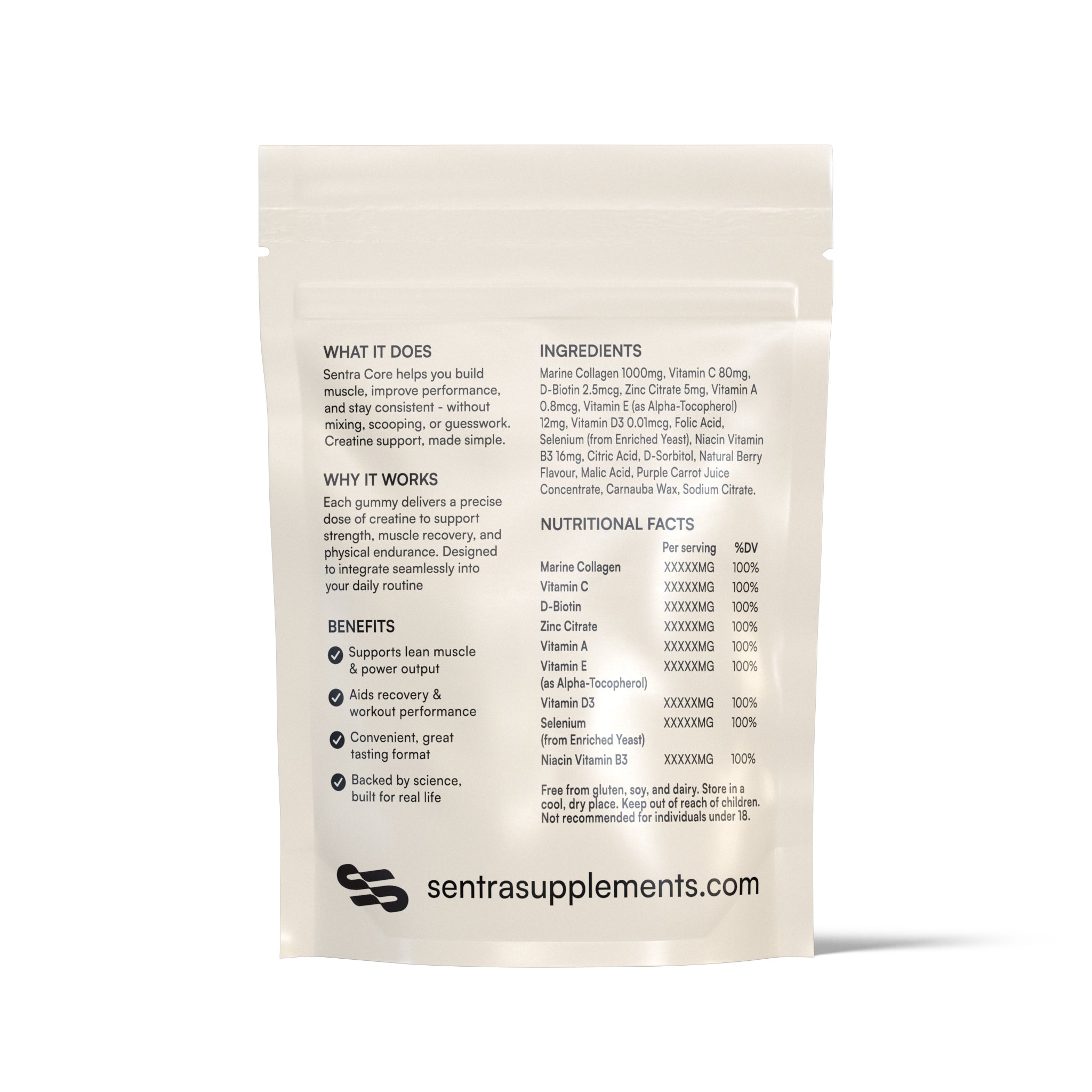 Sentra Core (Creatine Gummies)