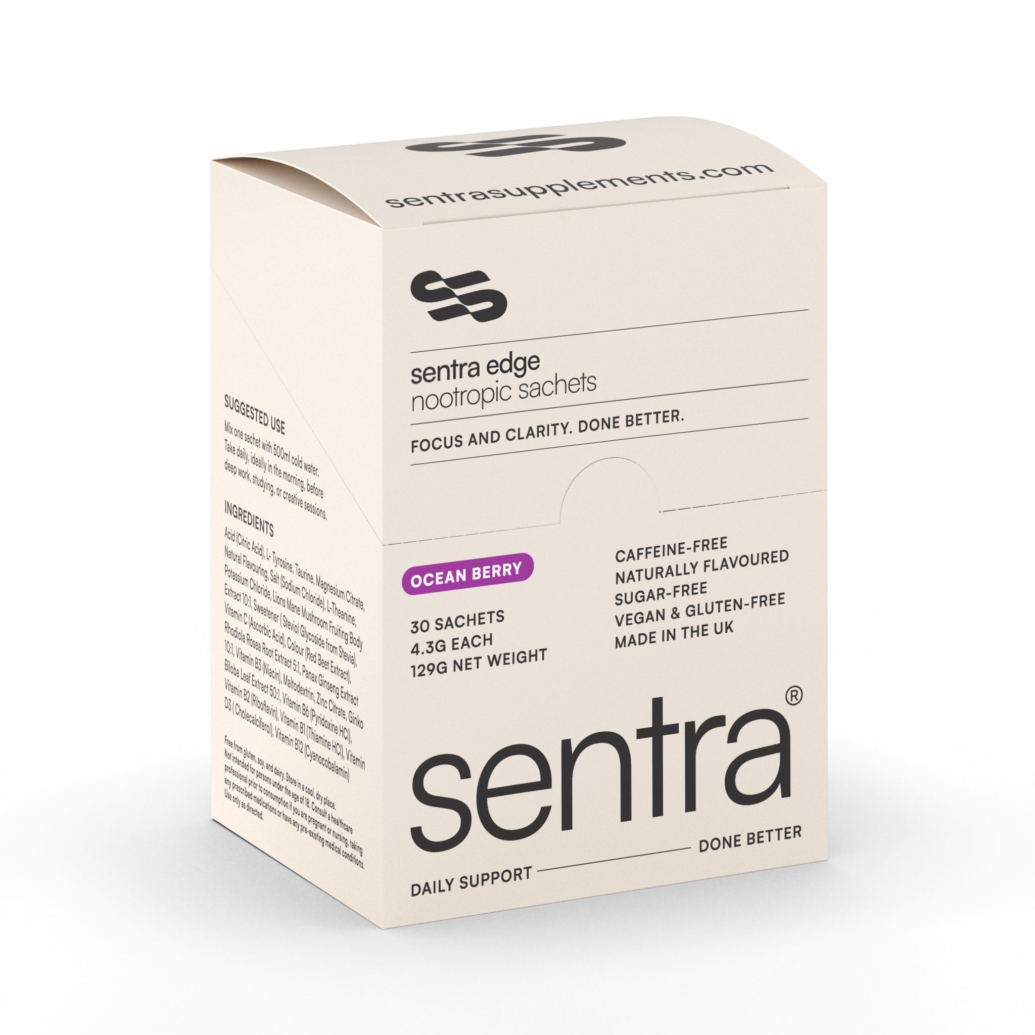 Sentra Edge (Nootropics Sachets)