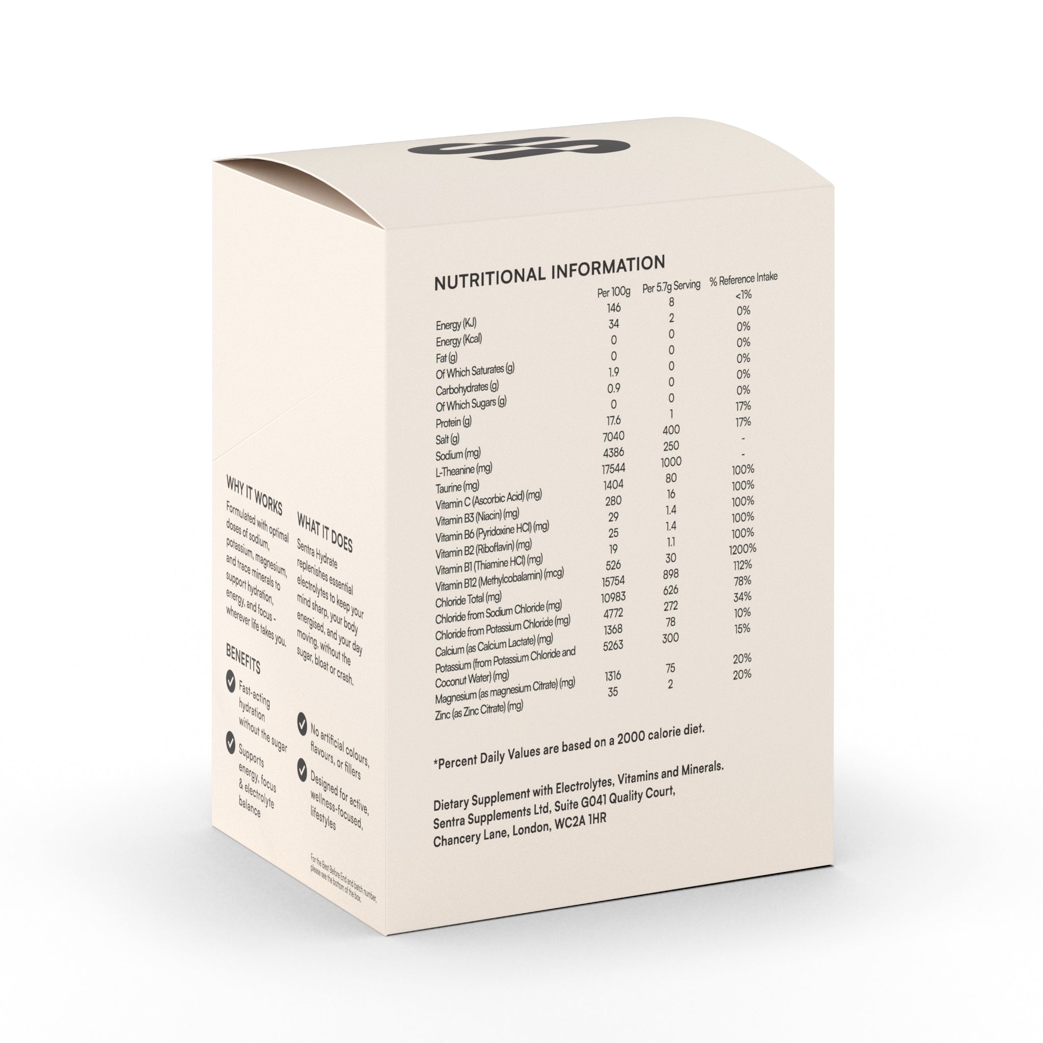 Sentra Hydrate (Electrolyte Sachets)